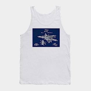 Man Power 1869 Flying Machine, Tank Top